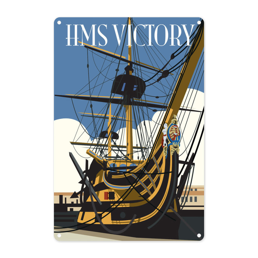 HMS Victory, Portsmouth Metal Sign