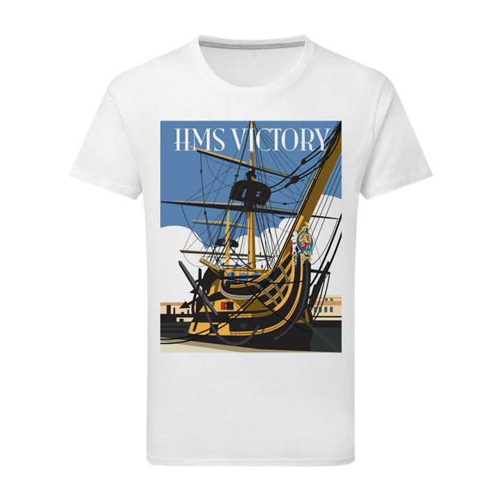 Hms Victory T-Shirt by Dave Thompson