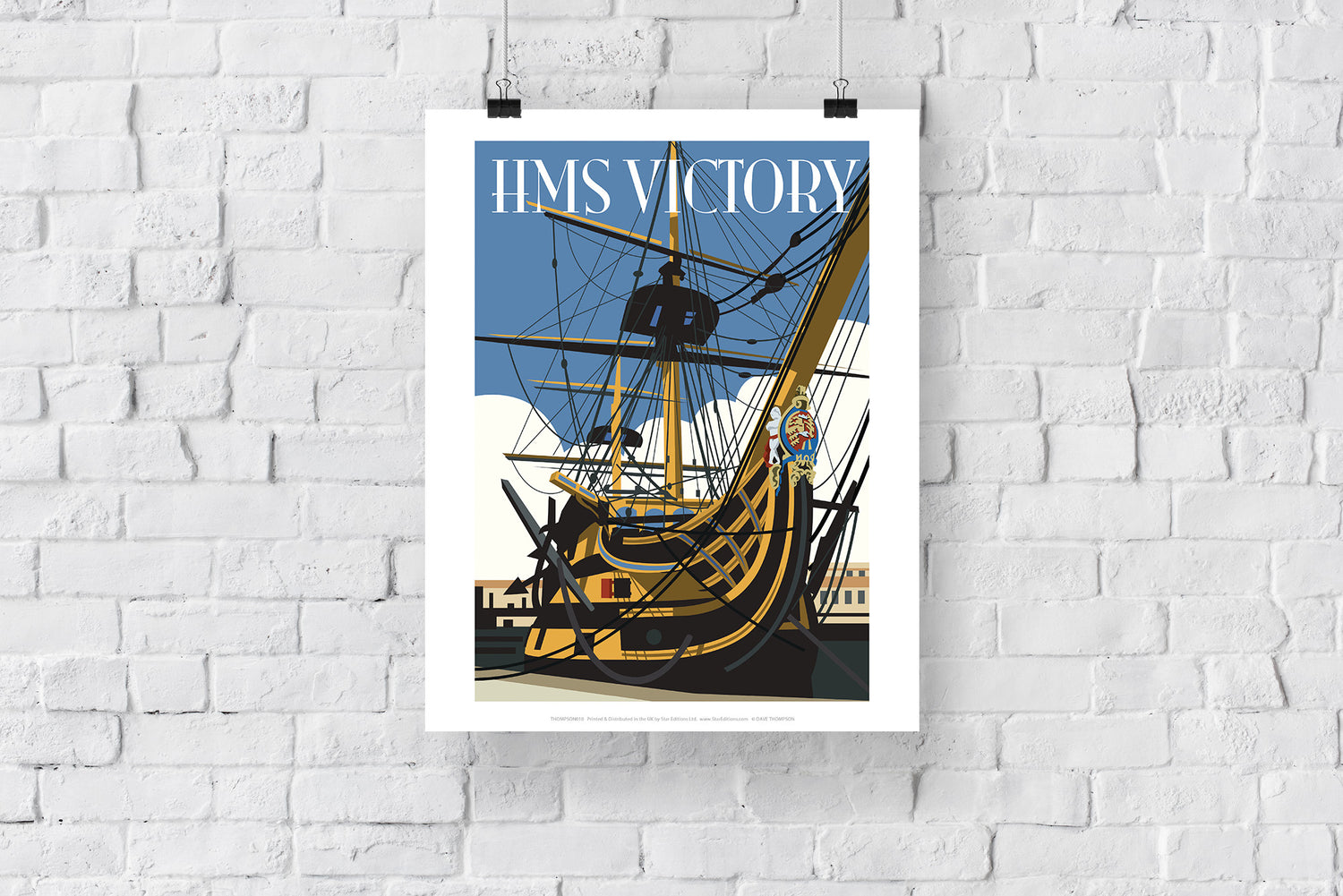 HMS Victory, Portsmouth - Art Print