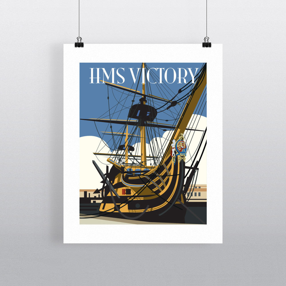 HMS Victory, Portsmouth - Art Print