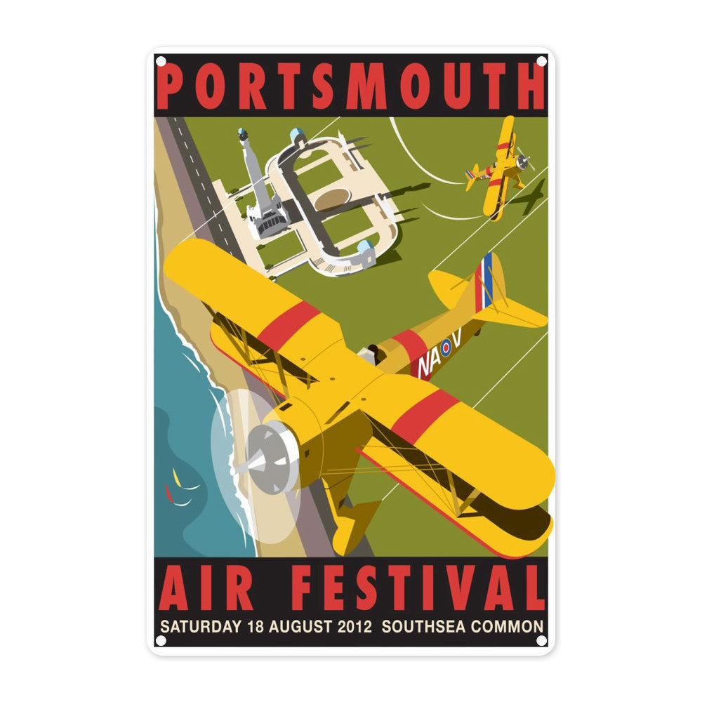 Portsmouth Air Festival Metal Sign