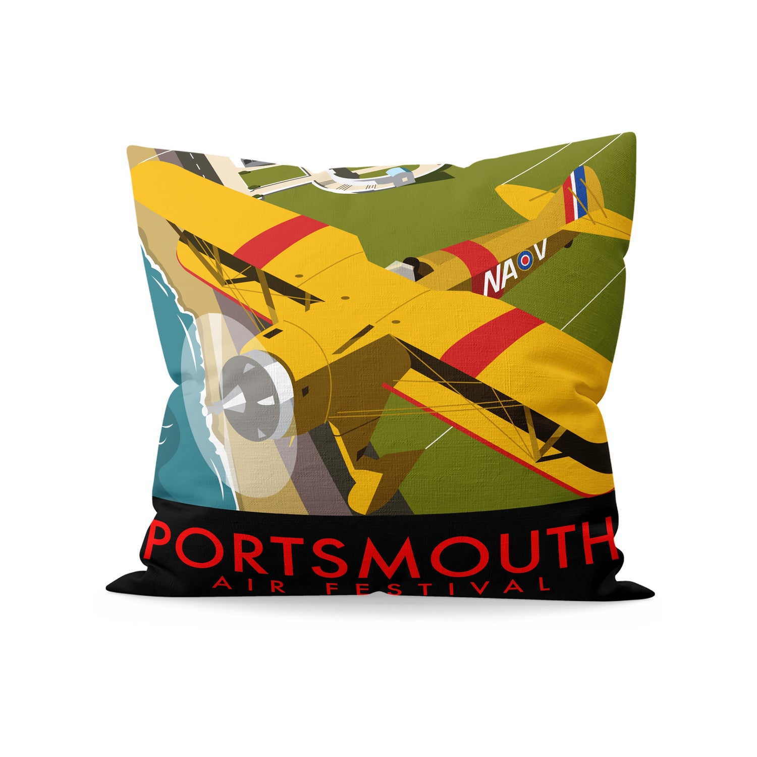 Portsmouth Air Festival Fibre Filled Cushion