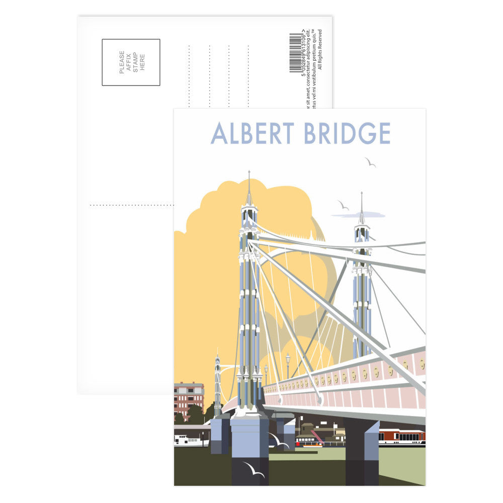 Albert Bridge, London Postcard Pack