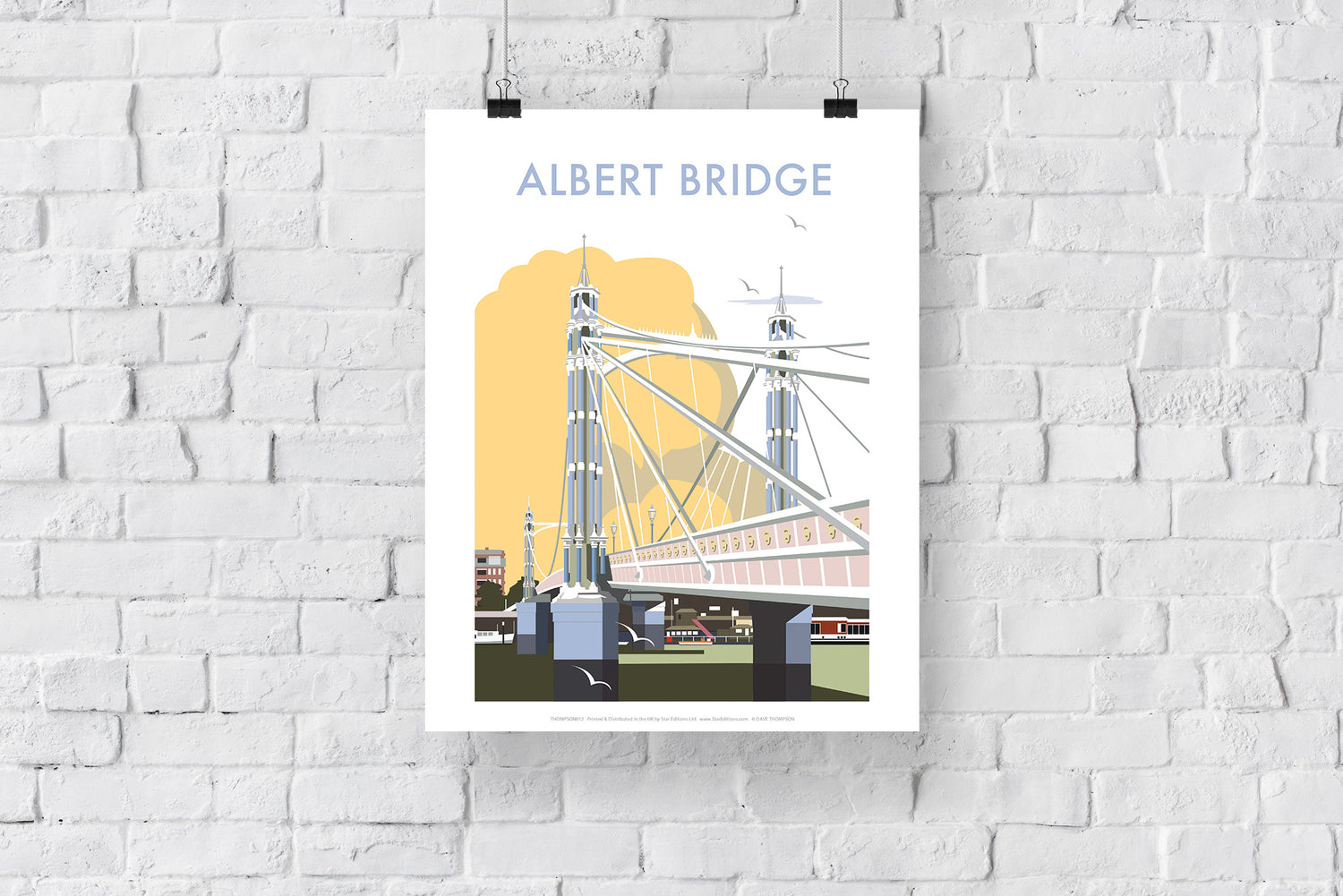 Albert Bridge, London - Art Print