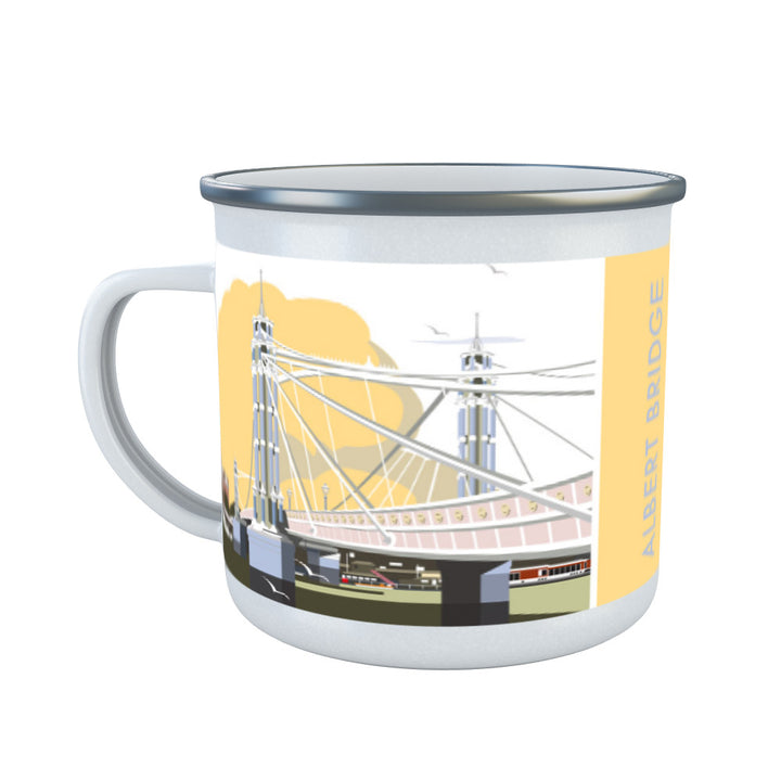 Albert Bridge, London Enamel Mug