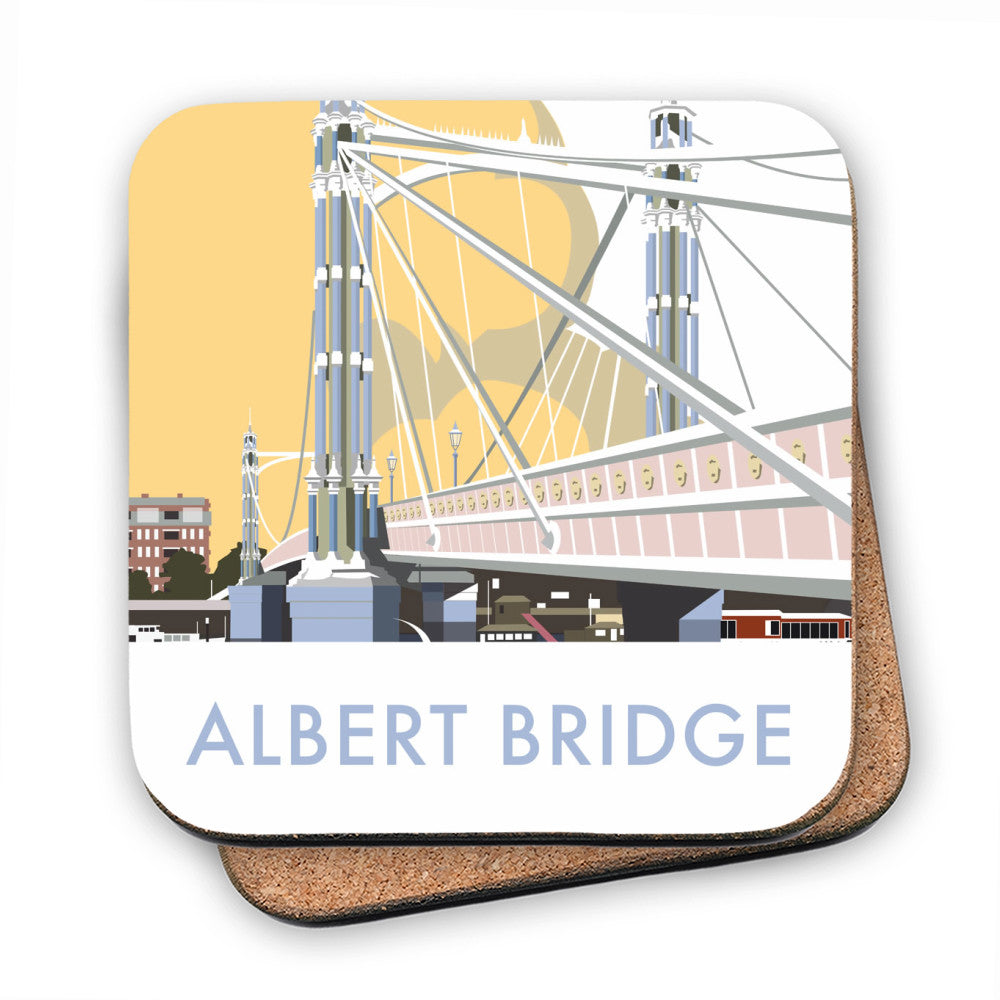 Albert Bridge, London MDF Coaster