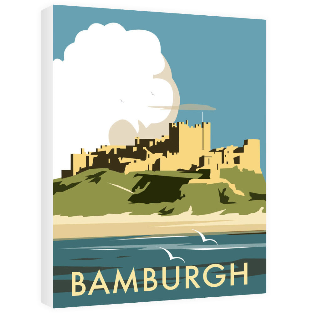 Bamburgh Castle Canvas