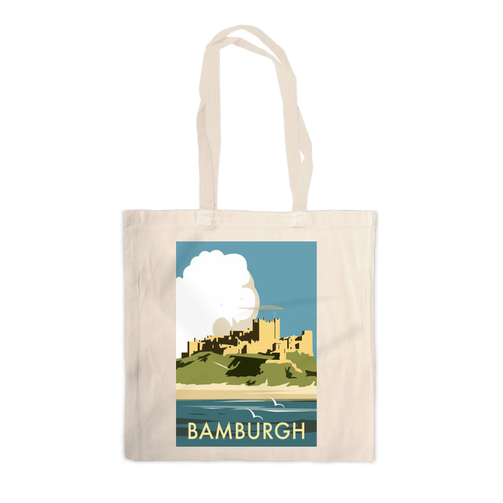 Bamburgh Castle Canvas Tote Bag