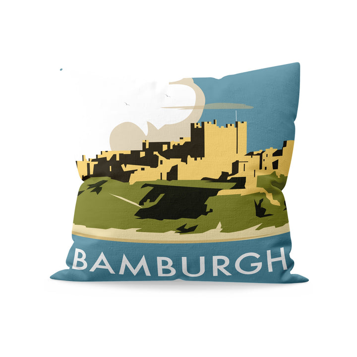 Bamburgh Castle Fibre Filled Cushion