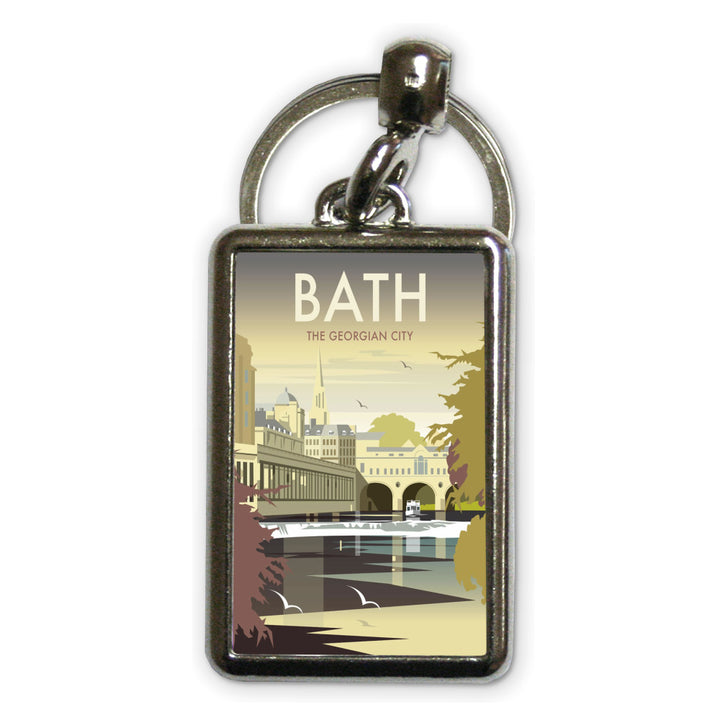 Bath, The Georgian City Metal Keyring