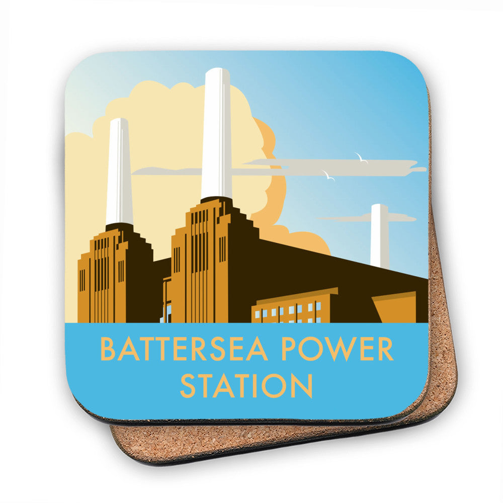 Battersea Power Station MDF Coaster