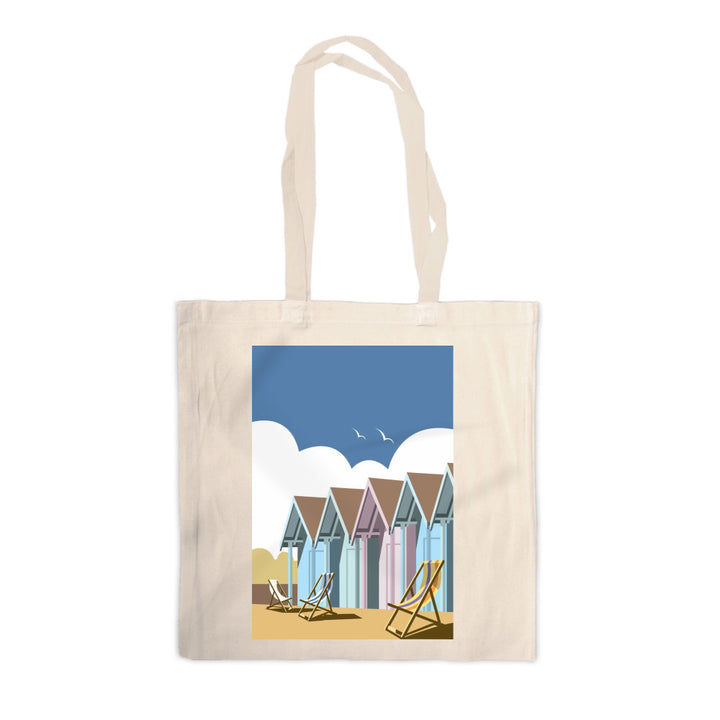 Beach Huts Canvas Tote Bag