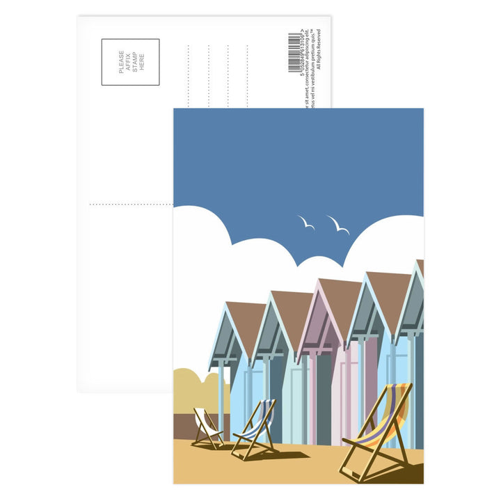 Beach Huts Postcard Pack
