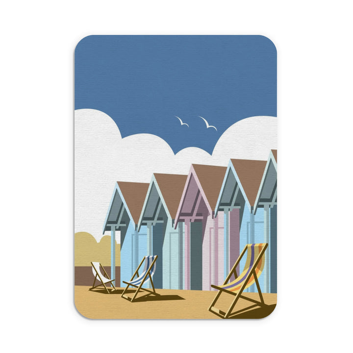 Beach Huts Mouse Mat