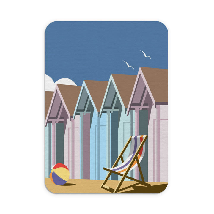 Beach Huts Mouse Mat