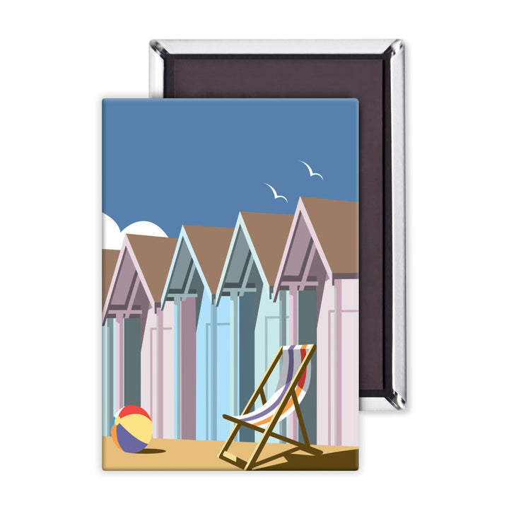 Beach Huts Magnet