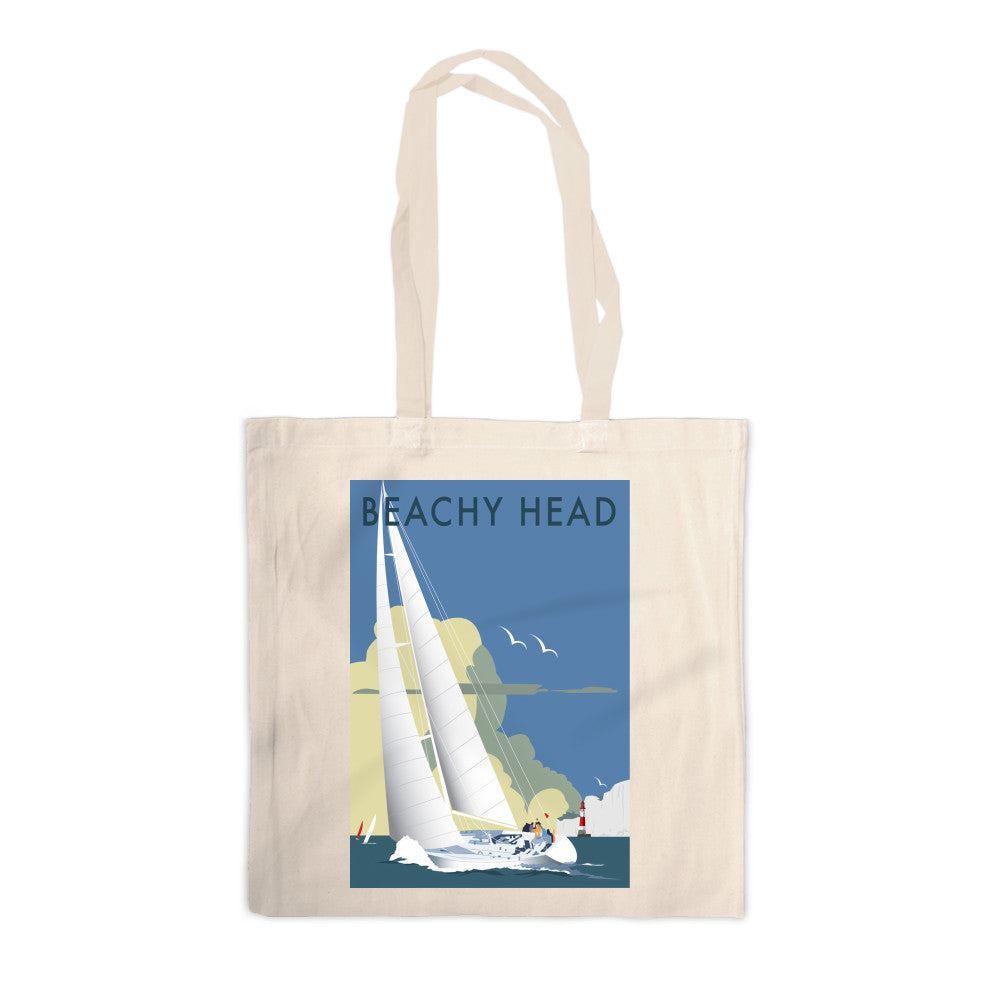 Sailing at Beachy Head Canvas Tote Bag