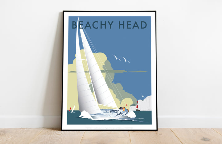 Sailing at Beachy Head - Art Print