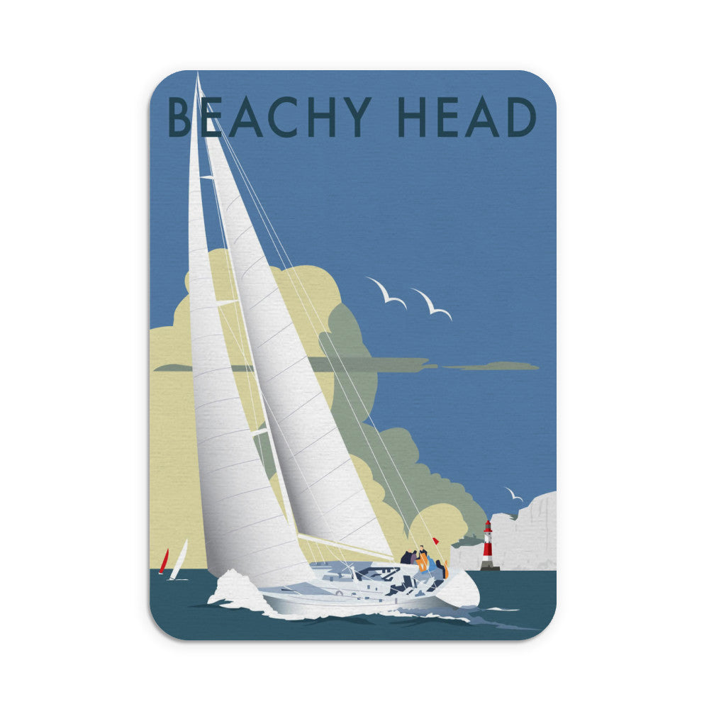Sailing at Beachy Head Mouse Mat