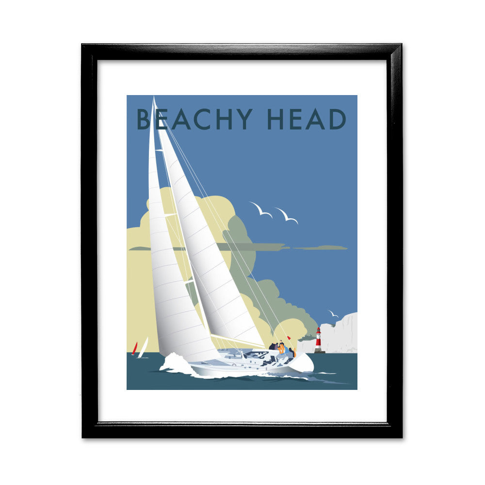Sailing at Beachy Head - Art Print