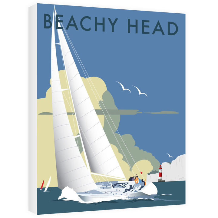 Sailing at Beachy Head Canvas
