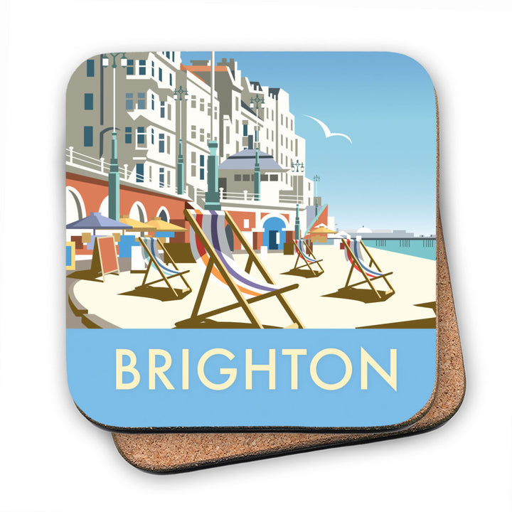 Brighton Beach MDF Coaster