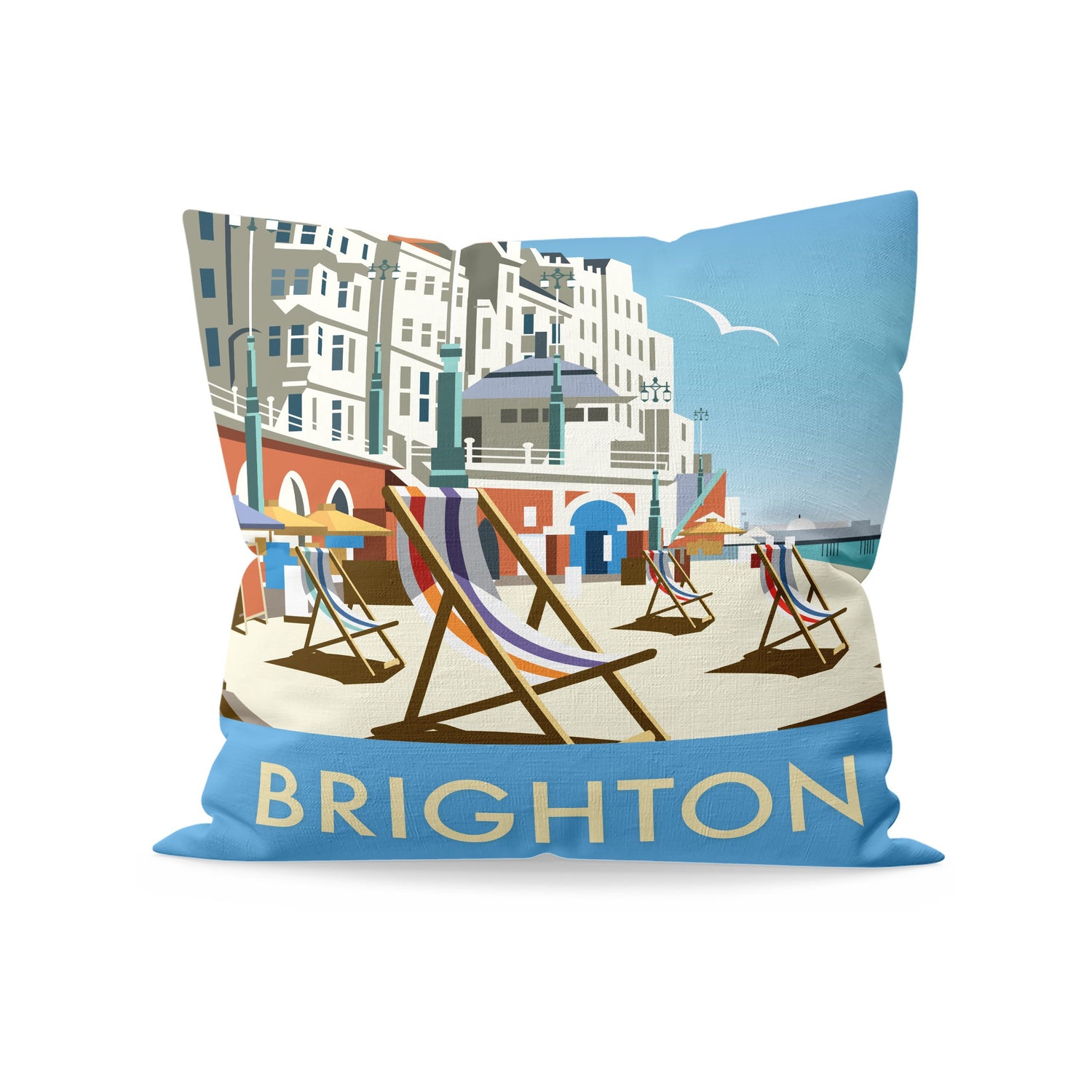 Brighton Beach Fibre Filled Cushion