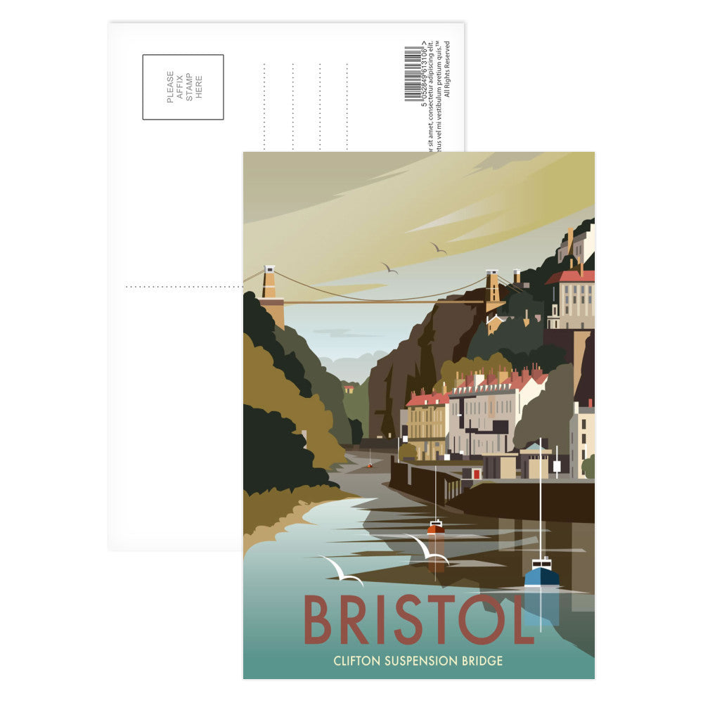 Clifton Suspension Bridge, Bristol Postcard Pack