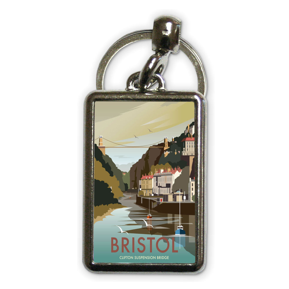 Clifton Suspension Bridge, Bristol Metal Keyring