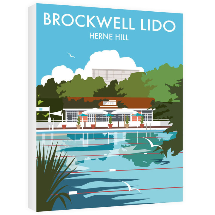 Brockwell Lido, Herne Hill, London Canvas