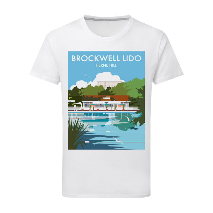 Brockwell Lido T-Shirt by Dave Thompson