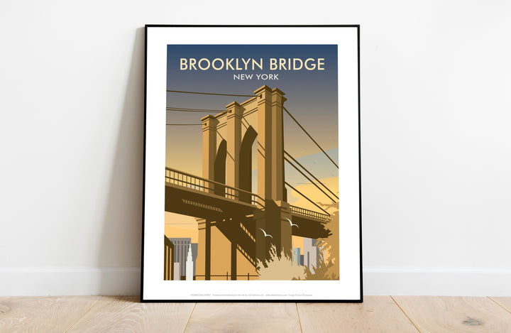 Brooklyn Bridge, New York - Art Print