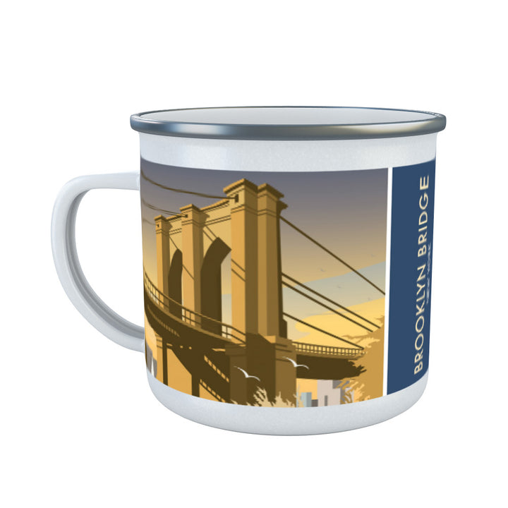 Brooklyn Bridge, New York Enamel Mug