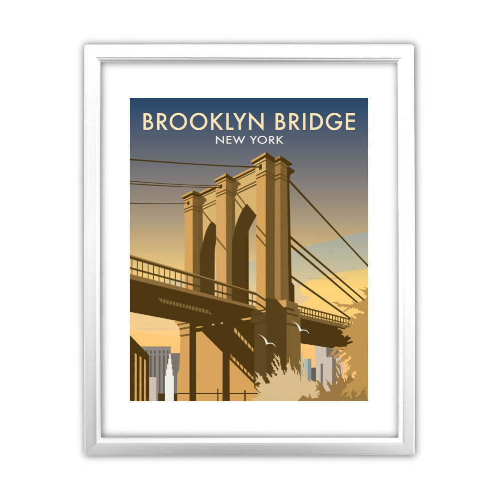 Brooklyn Bridge, New York - Art Print