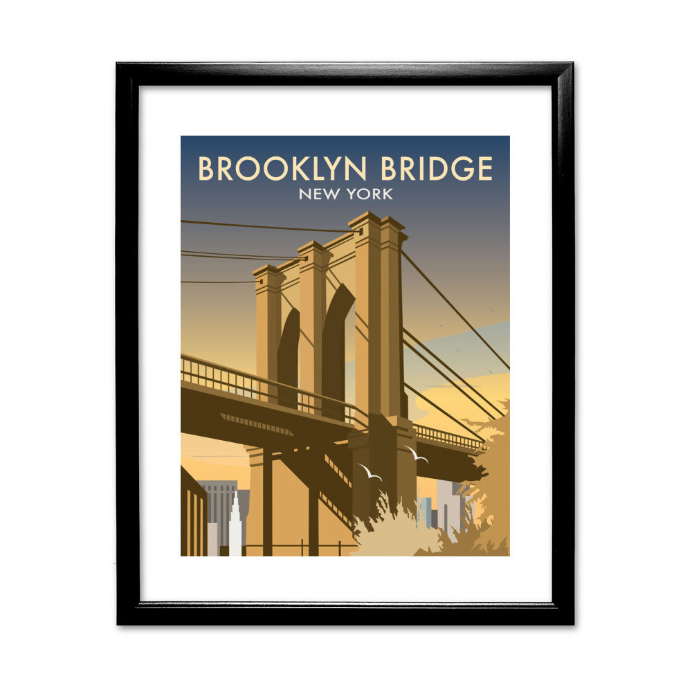 Brooklyn Bridge, New York - Art Print