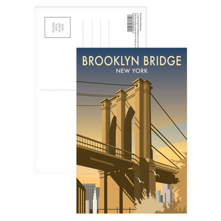 Brooklyn Bridge, New York Postcard Pack