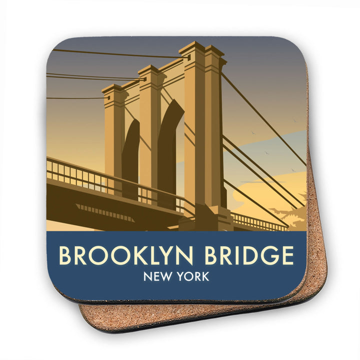 Brooklyn Bridge, New York MDF Coaster