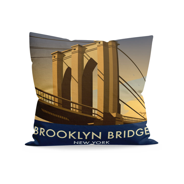 Brooklyn Bridge, New York Fibre Filled Cushion