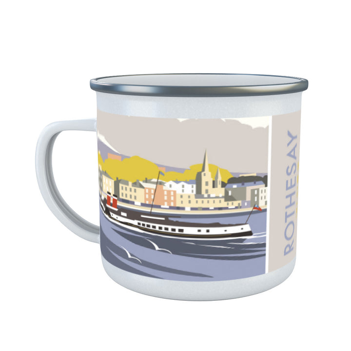 Rothesay, Isle of Bute Enamel Mug