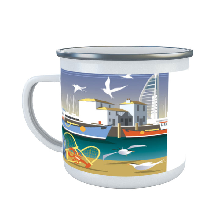 The Camber, Portsmouth Enamel Mug