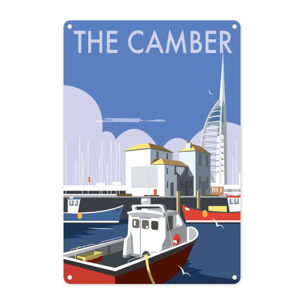 The Camber, Portsmouth Metal Sign