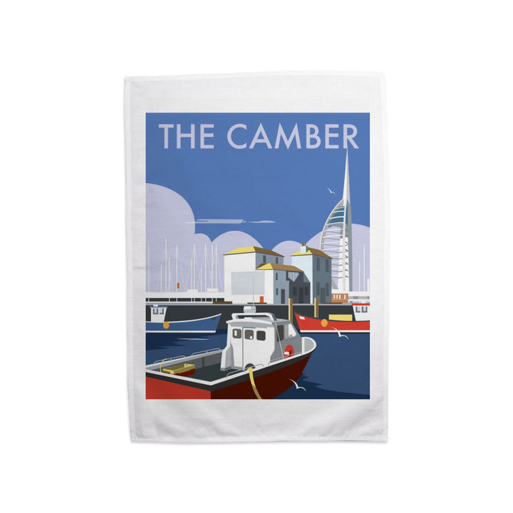 The Camber, Portsmouth Tea Towel