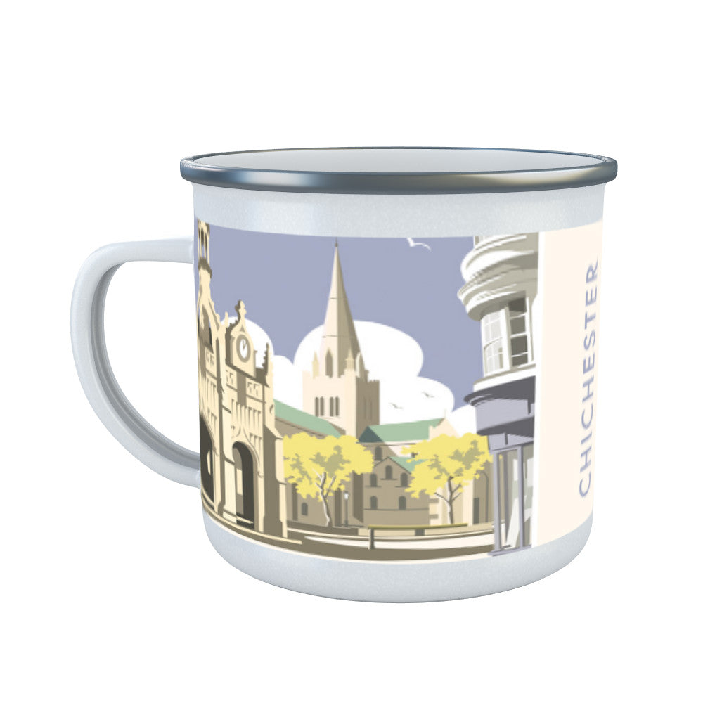 Chichester Cathedral Enamel Mug