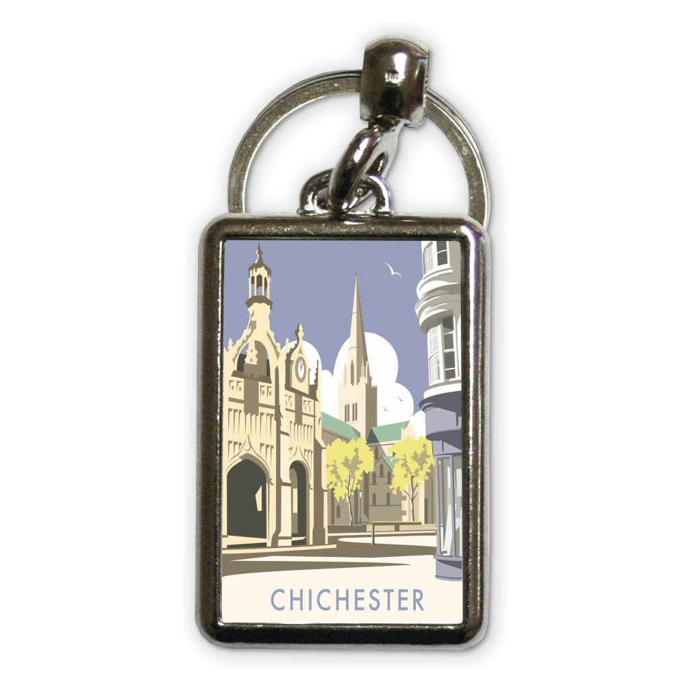 Chichester Cathedral Metal Keyring