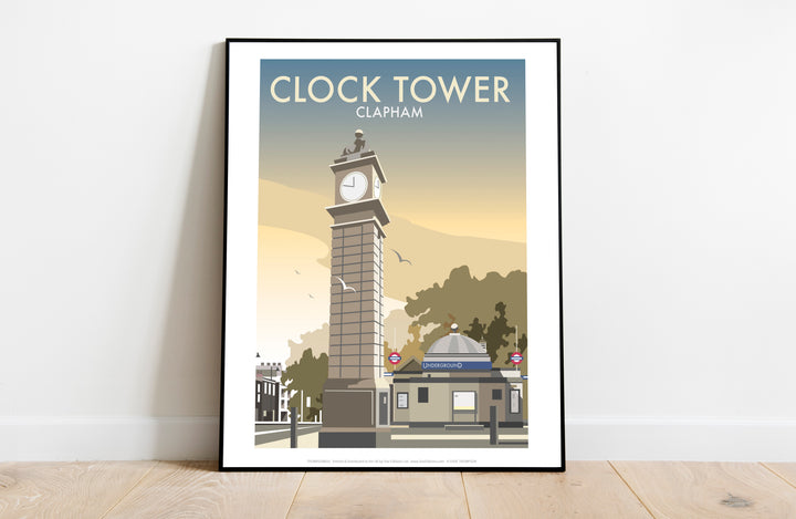 The Clock Tower, Clapham, London - Art Print