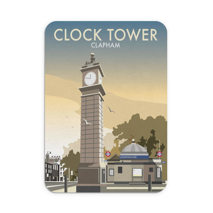 The Clock Tower, Clapham, London Mouse Mat