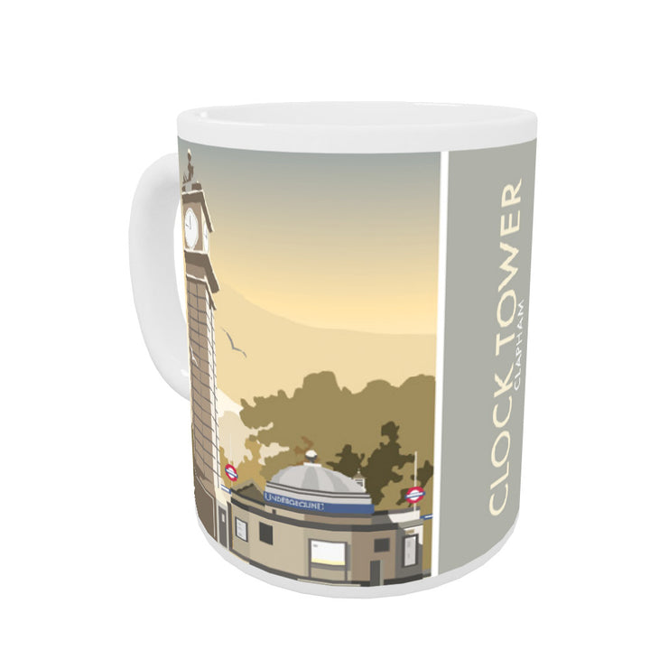 The Clock Tower, Clapham, London Coloured Insert Mug