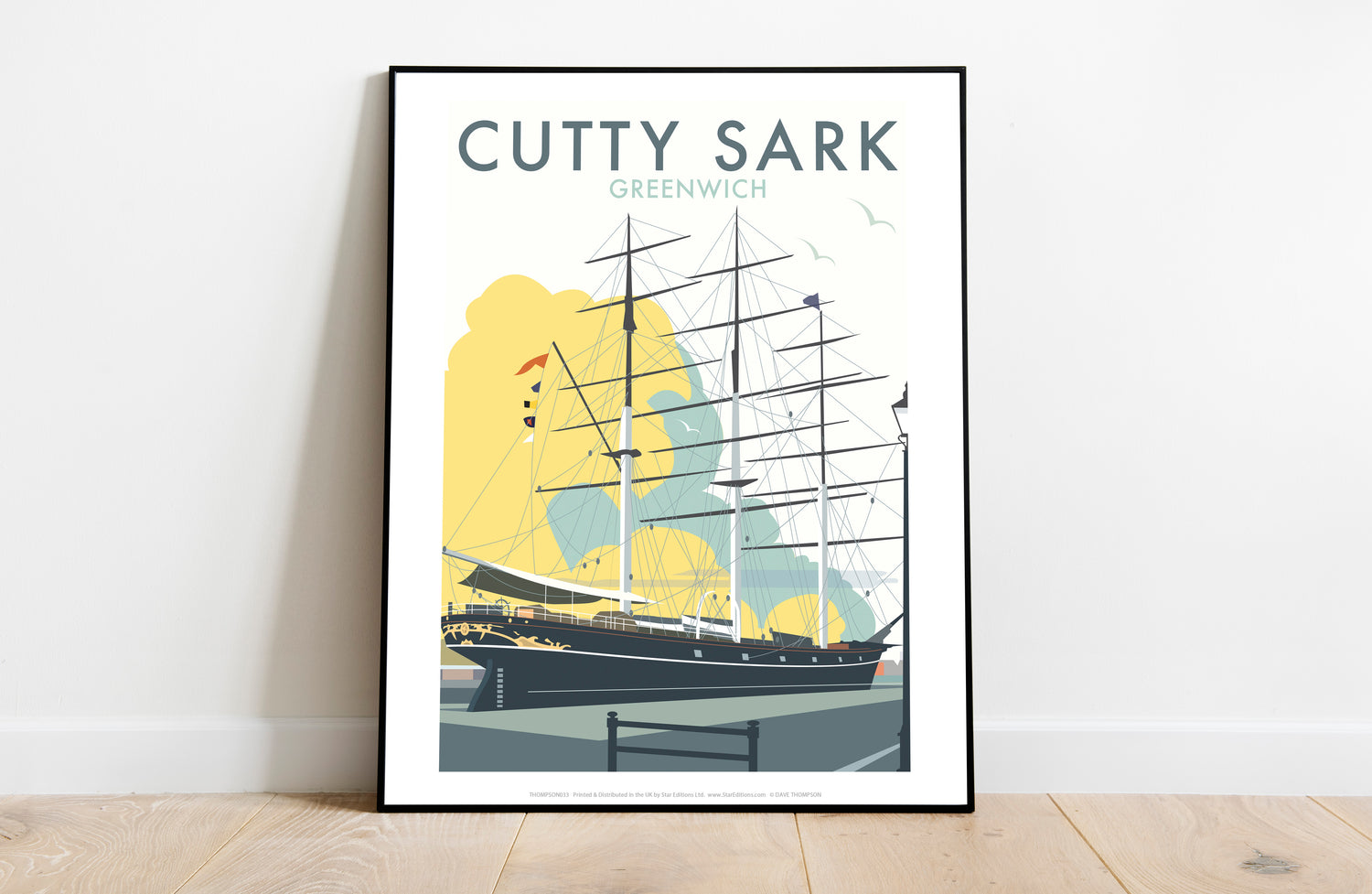 The Cutty Sark, Greenwich, London - Art Print