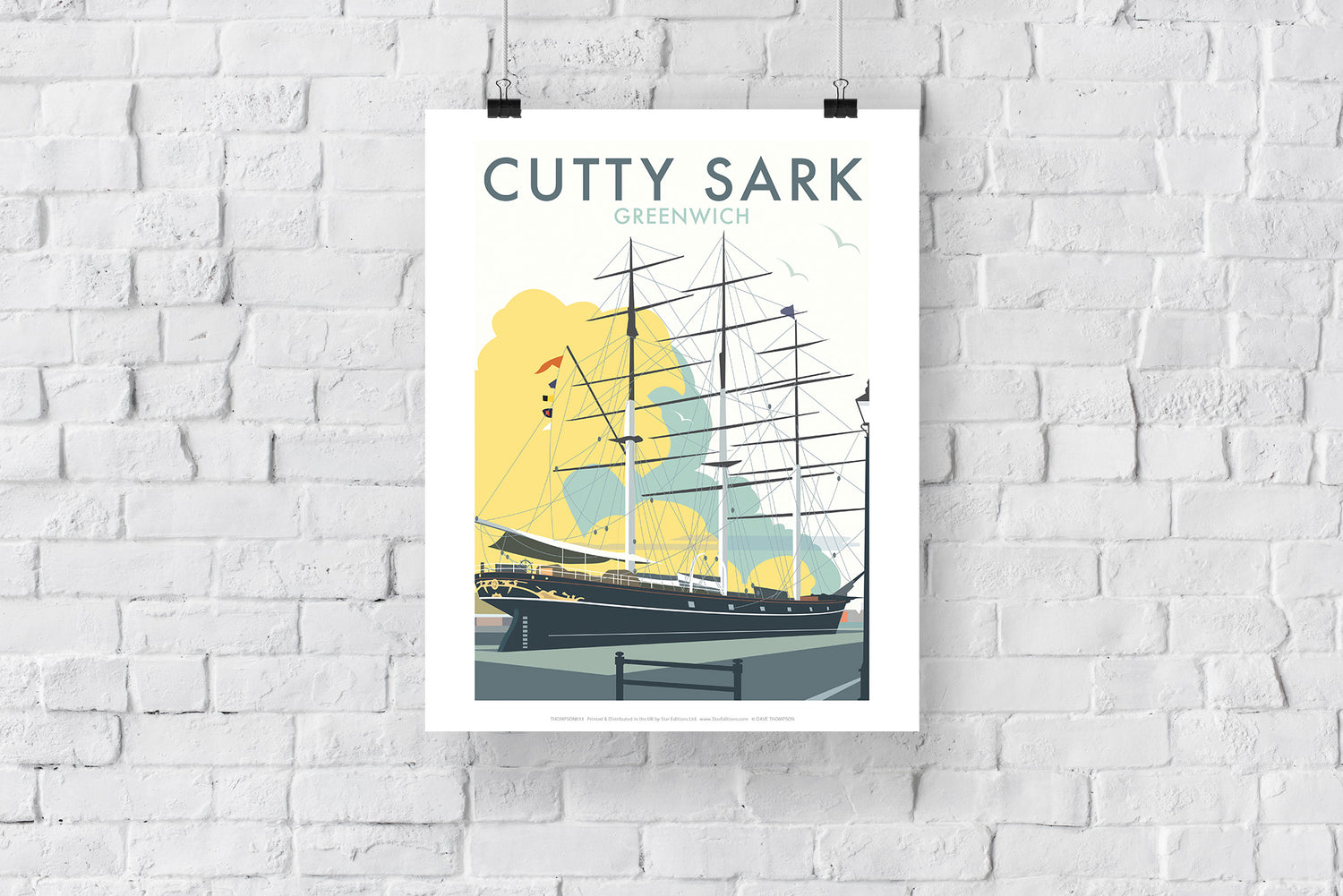 The Cutty Sark, Greenwich, London - Art Print