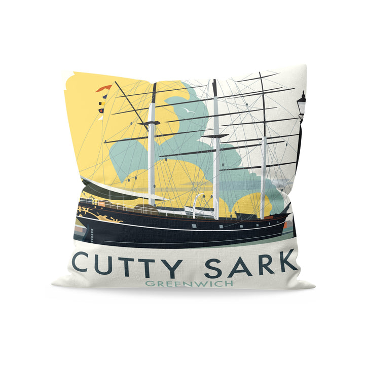 The Cutty Sark, Greenwich, London Fibre Filled Cushion